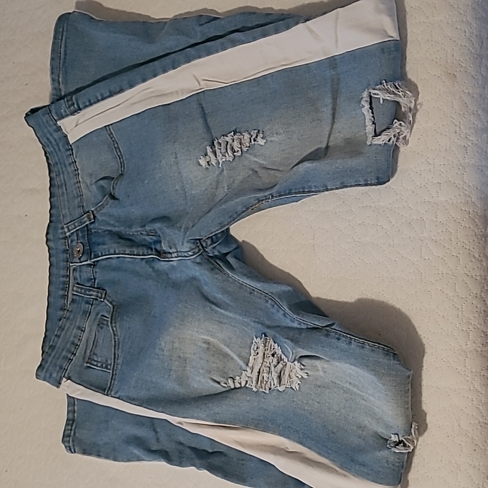 Unknown Brand Skinny Ripped Jeans with Zipper at ankle Men's Size 28
